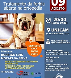 Palestra "Tratamento da Ferida Aberta na Ortopedia" - Prof. Rodrigo Luis